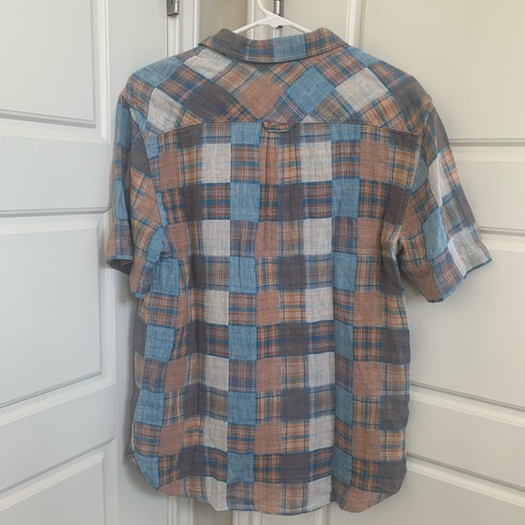 True Grit Short Sleeve Button Down Shirt, Size Small - Picture 3 of 5